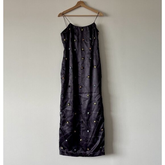 Papell Boutique Dresses & Skirts - Vintage Papell Boutique Womens Beaded Maxi Dress Size 10 Fairy Y2K Whimsigoth